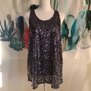 Free people Sequin tank top